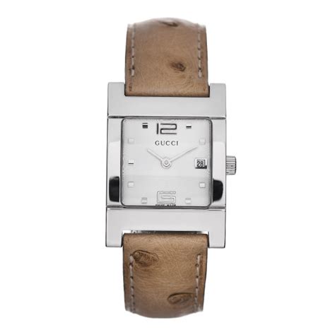 gucci 7700l watch|GUCCI Stainless Steel Ostrich 24mm 7700L Quartz .